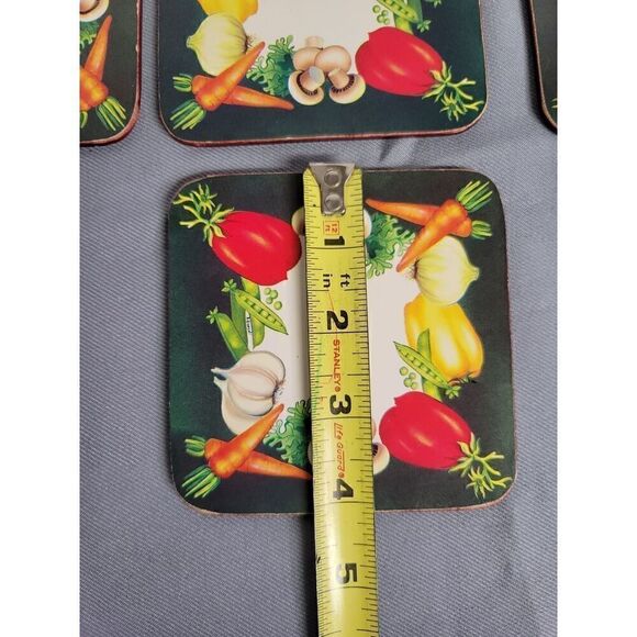 Heart Essentials Vegetable Coasters #A21 - Picture 4 of 8